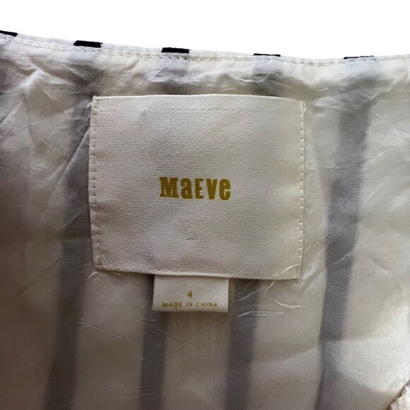 ANTHROPOLOGIE Maeve Chessia striped dress size 4 - Picture 4 of 16